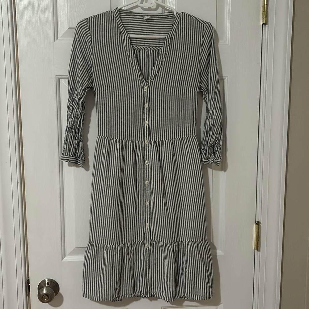 Old Navy Striped Cottage Core Dress